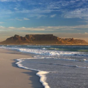 Table mountain at dusk